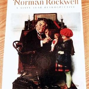 NORMAN ROCKWELL: A SIXTY YEAR RETROSPECTIVE (LOTS OF COLOUR AND BLK/WHT PHOTOS,
